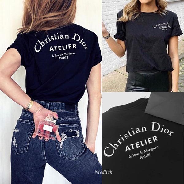 ☆Dior Tシャツ偽物☆“Christian Dior Atelier” ロゴ*Tシャツ Black 863J621I0533_C980